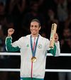 Imane Khelif, sportiva algeriană care a câștigat aurul la box la Jocurile Olimpice de la Paris, la categoria feminină de 66 kg FOTO: IMAGO 