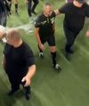 Arbitrul Coza, stropit de un fan după FCSB - Poli Iași