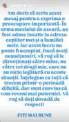 Mesajul postat de Mitriță/Foto: Captură Instagram