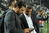 Răzvan Lucescu se înțelege foarte bine cu Kyriakos Kyriakos, unul dintre vicepreședinții lui PAOK Foto: Iosif Popescu