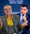 Gigi Becali și George Simion Fotomontaj GOLAZO.ro