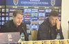 Amir Rrahmani, alături de selecționerul Foda la conferința de după meci