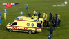 Petrolul - Craiova: accidentare Roche. Foto: captură Prima Sport