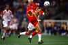 Viorel Moldovan în România - Tunisia, la Campionatul Mondial din 1998/Foto:IMAGO