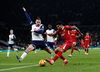 Radu Drăgușin, încercând să-l blocheze pe Luis Diaz la Tottenham - Liverpool 3-6 Foto: Imago