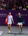 Simona Halep și Ana Bogdan. FOTO: facebook.com/TransylvaniaOpen