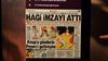 Pagina de deschidere a cotidianului Hurriyet. Hagi, jucătorul Barcelonei, tocmai semnase cu Galatasaray