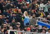 Laura Vicol, prezentă în tribunele FCSB - Lyon (foto: Raed Krishan / GOLAZO)