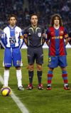 Alfonso Perez Burrull, la un meci între Barcelona și Espanyol.