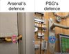 Cele mai tari meme-uri după PSG - Arsenal 2-1 (foto: captura X)