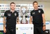 Răzvan Lucescu și Vieirinha, antrenorul și căpitanul, înaintea primei finale de Cupă: PAOK - AEK 2-0. Lusitanul a deschis scorul Foto: X