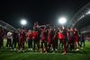 Jucătorii de la CFR Cluj sărbătoresc după câștigarea Cupei României FOTO Raed Krishan/GOLAZO.ro