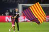 Luis Enrique, Xana și steagul Barcelonei și al Catalunyei Foto: Imago