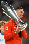 Cristiano, după a doua Ligă a Națiunilor cucerită cu Portugalia, anul acesta. Are și titlul european cu lusitanii, în 2016 Foto: Imago