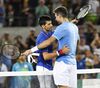 Novak Djokovic și Juan Martin Del Potro. Foto: Imago