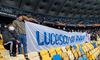 Mesajul pe care fanii lui Dinamo Kiev l-au afișat mereu la meciurile de acasă: „Pleacă, Lucescu!” Foto: Facebook WBC Ultras