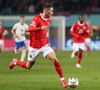 Raul Florucz, la debutul în naționala Austriei: 1-1 cu Serbia, în turul barajului Ligii Națiunilor Foto: Imago