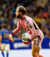 Aaron Escandell e din vara lui 2024 la Oviedo, promovând sezonul trecut în LaLiga Foto: Imago