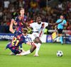 Nuno Mendes, fundașul stânga al lui PSG, la 2-1 în deplasare cu Barcelona, în actuala ediție a Ligii Foto: Imago