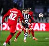 Brandon Thomas, duel cu Mihai Popescu într-un PAOK - FCSB, sezonul trecut Foto: Imago
