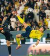 Cristiano Ronaldo a marcat o bijuterie de gol în ultimul meci jucat pentru Al-Nassr/ Foto: IMAGO