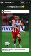 Postarea lui Nemanja Radonjic (FOTO: Captură - Instastory @n.radonjic7)