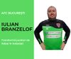Iulian Branzelof a activat ca antrenor fără carnet și licență la mai multe cluburi. Afiș postat pe Facebook de AFC București