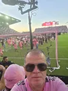 Cristian Săbău, sâmbătă, selfie în peluza arenei lui Inter Miami, la sărbătoarea titlului