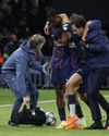 Hakimi (PSG) este și acum accidentat la gleznă Foto: Imago