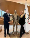 Karoliina Nissinen, în clădirea Comitetului Olimpic Internațional de la Lausanne Foto: ISSF