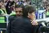 Chivu nu arăta o mare bucurie când l-a îmbrățișat pe Conte, înainte de Parma - Napoli Foto: Imago