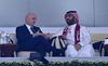 Infantino, într-o discuție cu premierul saudit Mohammed bin Salman. Foto: Imago