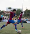 Ianis Târbă, coechipier cu Lamine Yamal în La Masia (FOTO: Instagram @ ianis_tarba)