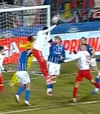 Ieșirea total greșită a lui Buzbuchi la golul lui Boateng, în Farul - Dinamo 2-3