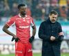 Discuția aprinsă între Kopic și Gnahore, pe teren, după 1-2 cu Rapid