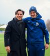 Montella, alături de Cristi Chivu, la centrul sportiv al Interului Foto: Instagram