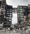 Bloc distrus în războiul din Ucraina Foto: Imago