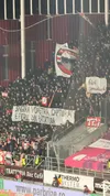 Bannere rasiste afișate de ultrașii lui Dinamo FOTO Vlad Nedelea/GOLAZO.ro