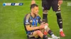 Accidentarea lui Marius Marin în Pisa - Cagliari 3-1 / foto: capturi video X/Adrián Soria
