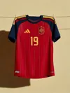 Echipamentul Spaniei de la Campionatul Mondial. Foto: A Bola
