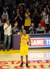 Kobe Bryant, de 5 ori campion cu Los Angeles Lakers își ia rămas bun de la fani în meciul cu Utah/ Foto: IMAGO