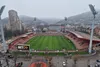 Așa se vede stadionul Bilino Polje din bloc Foto: Facebook