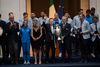 Gabriele Gravina, la ceremonia de după câștigarea Campionatului European din 2021. FOTO: IMAGO 