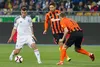 Junior Moraes, în 2015, în tricoul lui Dinamo Kiev, într-un meci împotriva Shakhtarului antrenat de Mircea Lucescu Foto: Imago