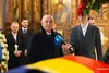 George Copos a ținut un discurs la slujba pentru înmormântarea lui Mircea Lucescu FOTO Basilica.ro / Mircea Florescu