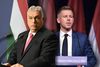 Fostul premier ungar Victor Orban și Peter Magyar, înlocuitorul său