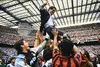 Capello, purtat pe brațe de jucătorii lui Milan după trumful din 1992 în Serie A Foto: Imago