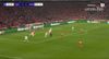 Intervenția lui Militao asupra lui Laimer, unde Bayern a cerut penalty, minutul 37 (FOTO: captură Prima Sport 1)