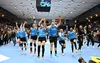 CSM București, bucurie după calificarea în Final 4-ul Ligii Campionilor (FOTO: Raed Krishan / GOLAZO.ro)