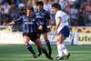 „Meazza”, 28 mai 1989: Matthaus (stânga), duel cu Maradona în meciul care i-a oferit lui Inter precedentul titlu acasă. Foto: Imago